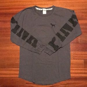 Oversized Dark Gray & Black Sweater Size Small